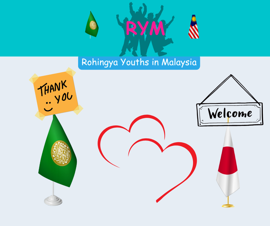 Appreciation Message to the Embassy of Japan in Bangladesh from Rohingya Youths in Malaysia (RYM).