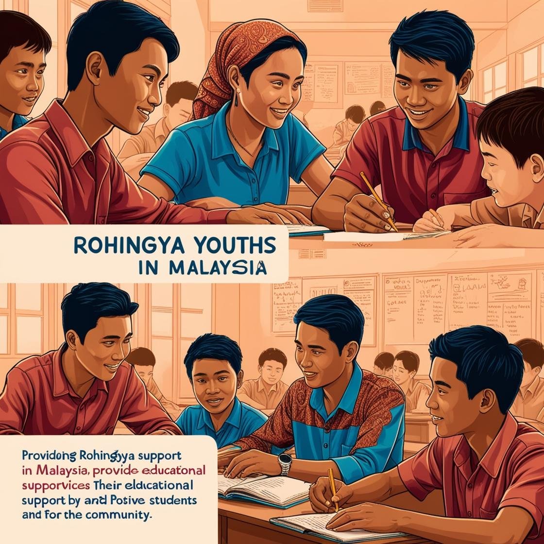 Educational Support Services by Rohingya Youths in Malaysia.